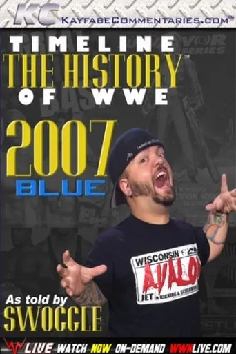 Póster de Timeline: The History of WWE – 2007 Blue – As Told By Swoggle
