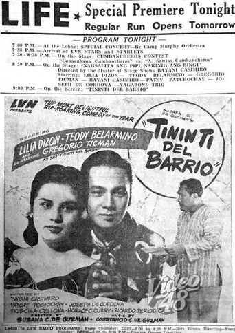 Póster de Tininti del Baryo