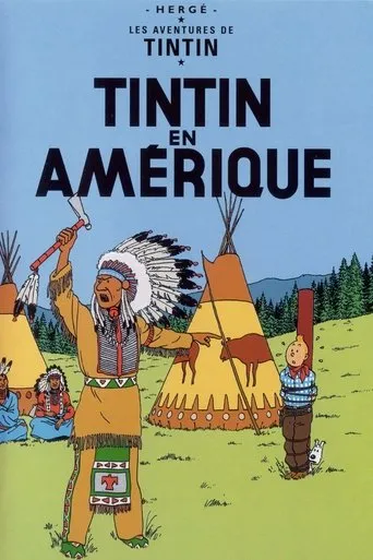 Póster de Tintín en América