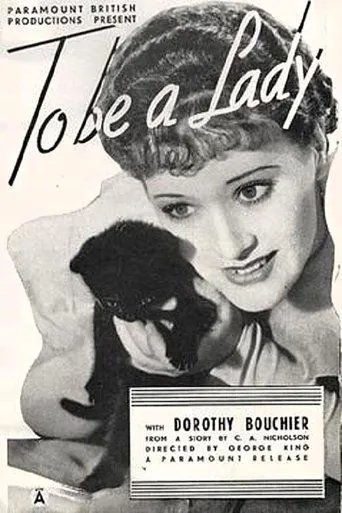 Póster de To Be a Lady