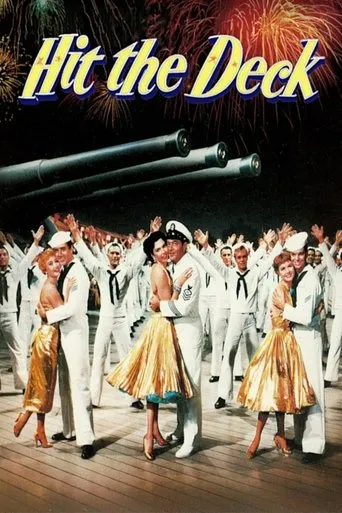 Póster de Todos a cubierta (1955) con Ann Miller como Ginger