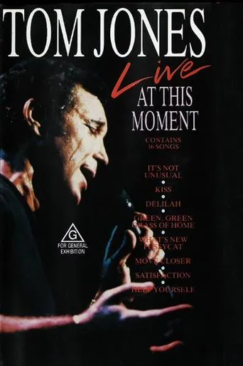 Póster de Tom Jones – Live At This Moment