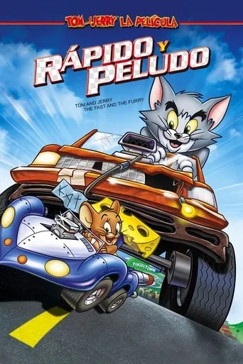 Póster de Tom y Jerry en la super carrera (2005) con Jess Harnell como Buzz Blister / Film Director (voice)