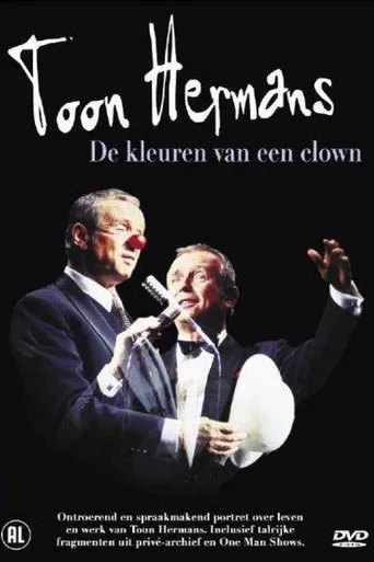 Póster de Toon Hermans, de kleuren van een clown