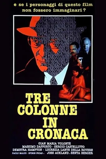 Póster de Tre colonne in cronaca
