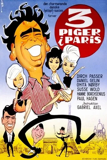 Póster de Tre piger i Paris