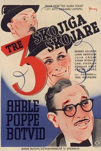 Póster de Tre skojiga skojare