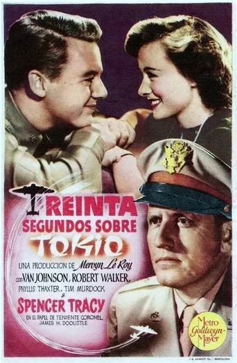 Póster de Treinta segundos sobre Tokio (1944) con Blake Edwards como Lt. Smith's Crewman (uncredited)