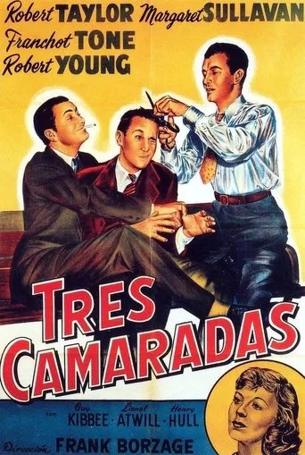 Póster de Tres camaradas (1938) con Mitchell Lewis como Boris (uncredited)
