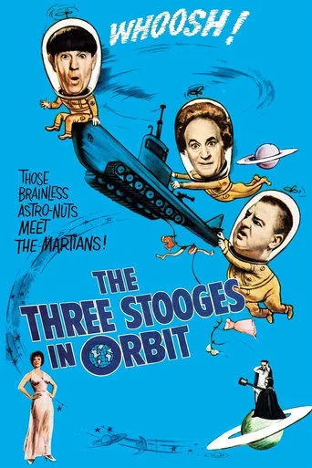 Póster de Tres chiflados en órbita