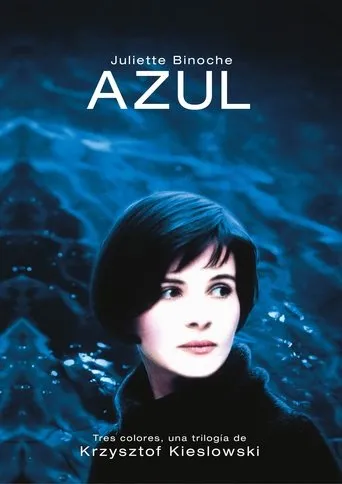 Póster de Tres colores: Azul (1993) con Hélène Vincent como Journalist