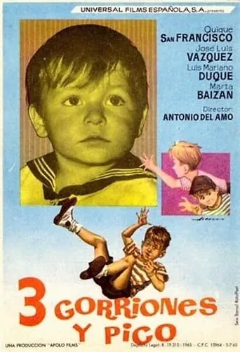 Póster de Tres gorriones y pico