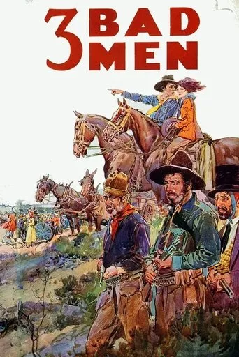 Póster de Tres hombres malos (1926) con Walter Perry como Pat Monahan