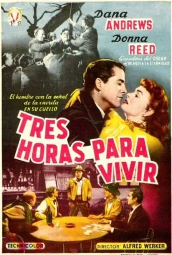 Póster de Tres horas para vivir
