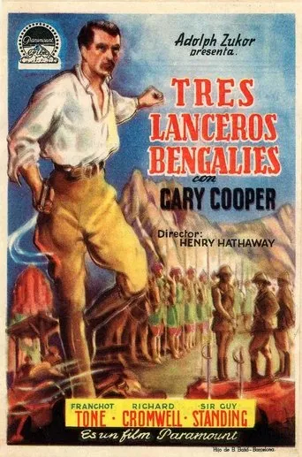 Póster de Tres lanceros bengalíes