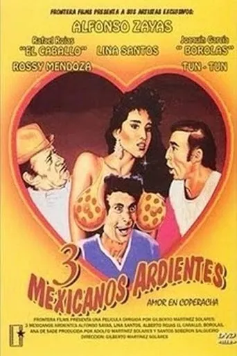 Póster de Tres Mexicanos ardientes