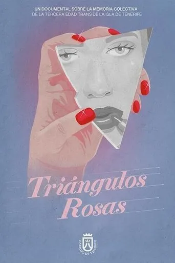 Póster de Triángulos rosas