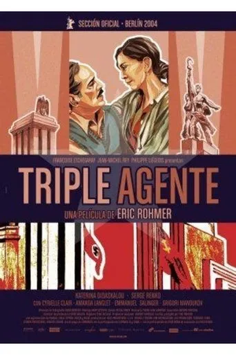 Póster de Triple agente (2004) con Amanda Langlet como Janine