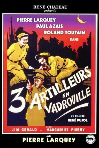 Póster de Trois artilleurs en vadrouille