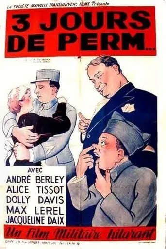 Póster de Trois jours de perm'
