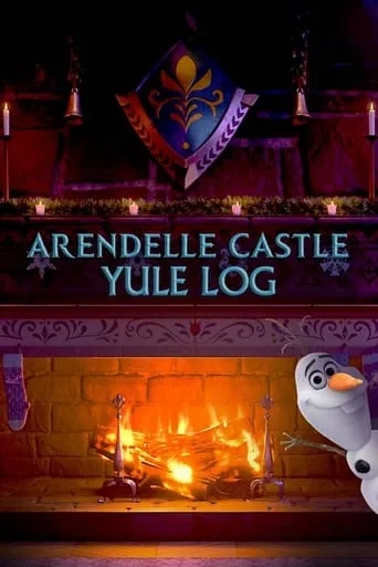 Póster de Tronco navideño del castillo de Arendelle