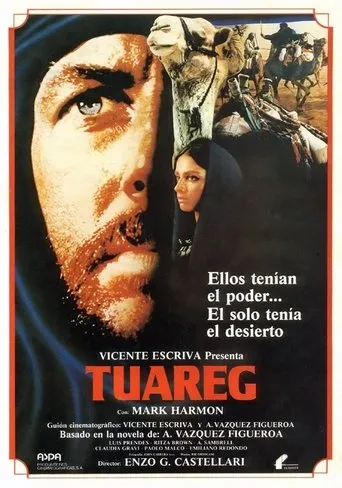 Póster de Tuareg (1984) con Luis Prendes como Abdul El Kabir