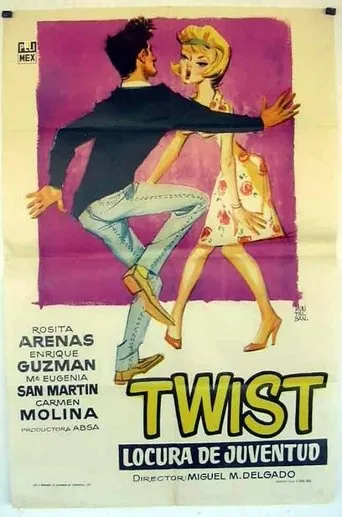 Póster de Twist locura de la juventud