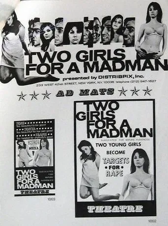 Póster de Two Girls for a Madman