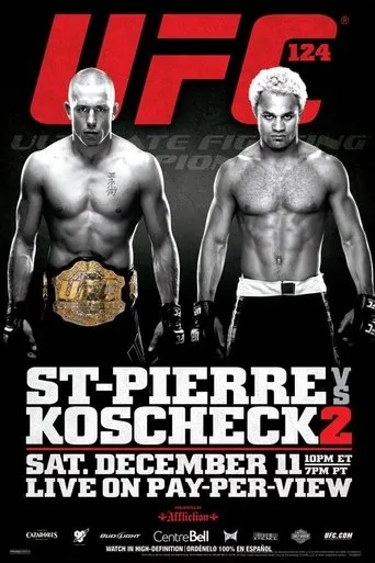 Póster de UFC 124: St-Pierre vs. Koscheck 2