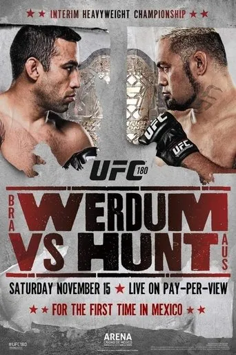 Póster de UFC 180: Werdum vs. Hunt