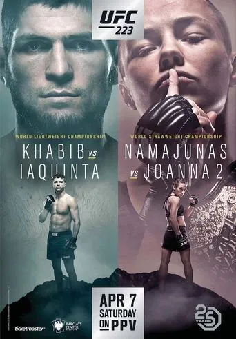 Póster de UFC 223: Khabib vs. Iaquinta