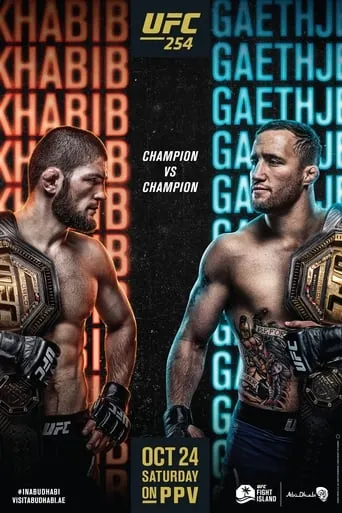 Póster de UFC 254: Khabib vs. Gaethje