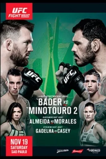 Póster de UFC Fight Night 100: Bader vs. Nogueira 2