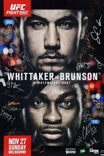 Póster de UFC Fight Night 101: Whittaker vs. Brunson