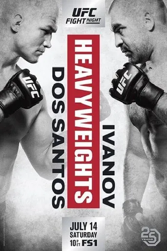 Póster de UFC Fight Night 133: dos Santos vs. Ivanov