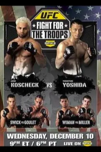Póster de UFC Fight Night 16: Fight for the Troops