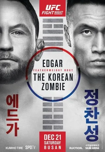 Póster de UFC Fight Night 165:  Edgar vs The Korean Zombie