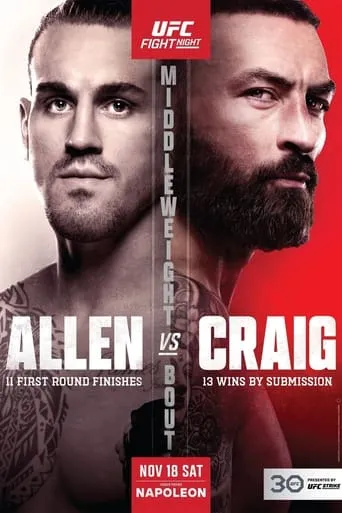 Póster de UFC Fight Night 232: Allen vs. Craig