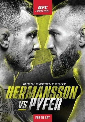 Póster de UFC Fight Night 236: Hermansson vs. Pyfer