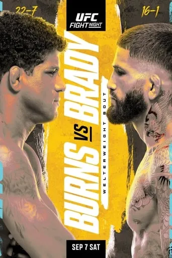 Póster de UFC Fight Night 242: Burns vs. Brady