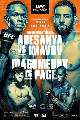 Póster de UFC Fight Night 250: Adesanya vs. Imavov