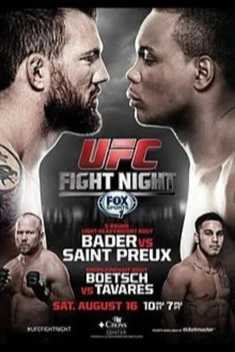 Póster de UFC Fight Night 47: Bader vs. St. Preux
