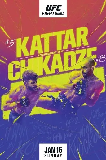 Póster de UFC on ESPN 32: Kattar vs. Chikadze