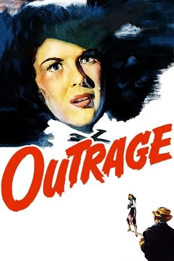Póster de Ultraje (1950) con Robert Clarke como Jim Owens