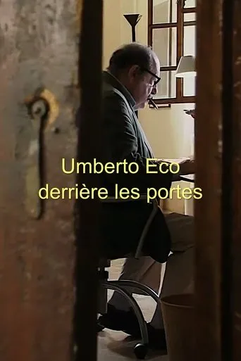 Póster de Umberto Eco, derrière les portes