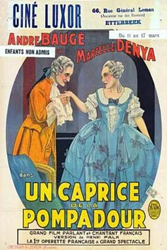 Póster de Un caprice de la Pompadour