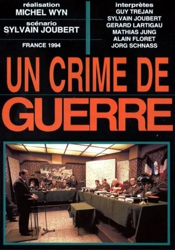 Póster de Un crime de guerre