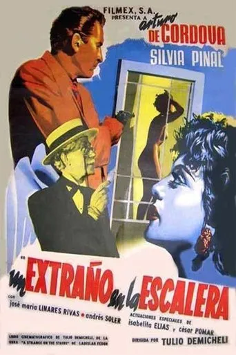 Póster de Un extraño en la escalera