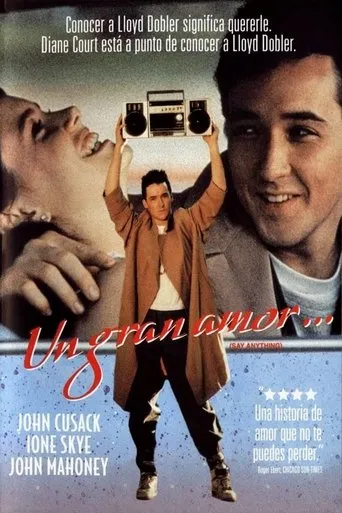 Póster de Un gran amor (1989) con John Cusack como Lloyd Dobler