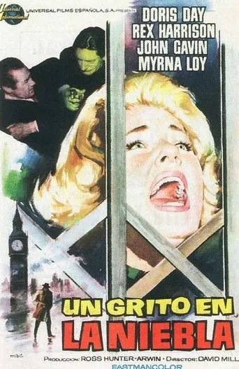 Póster de Un grito en la niebla (1960) con Elspeth March como Woman